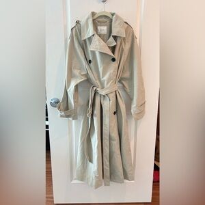 Everlane The Cotton Long Trench Coat